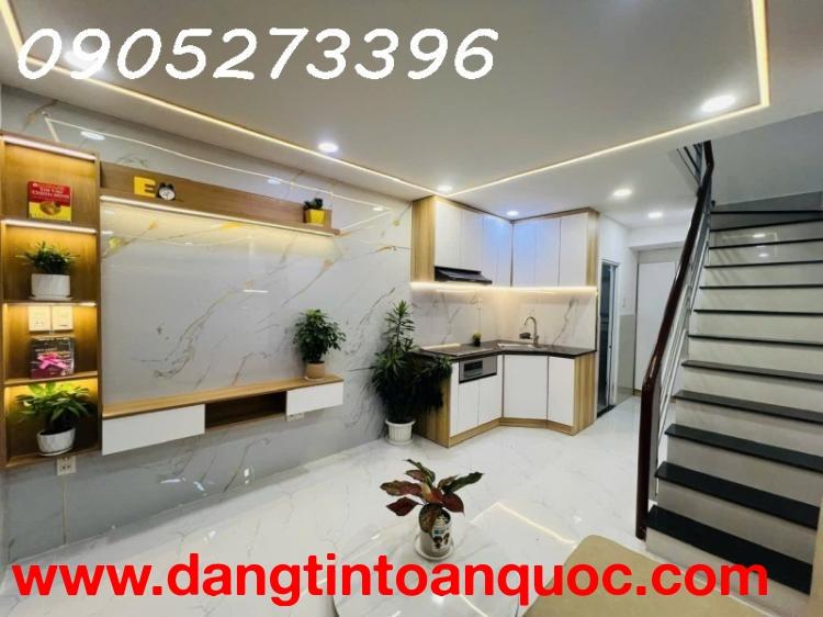 NHÀ GÒ VẤP - 2 TẦNG - 24M ( 3X8) - HẺM XE HƠI CÁCH NHÀ 15M - KHU VỰC AN NINH DÂN TRÍ - 3.49 TỶ ( TL)