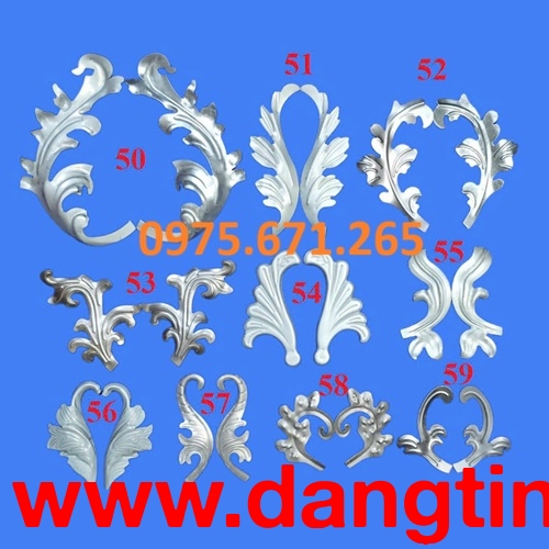 Địa chỉ cung cấp các loại phụ kiện hoa sắt mỹ thuật uy tín