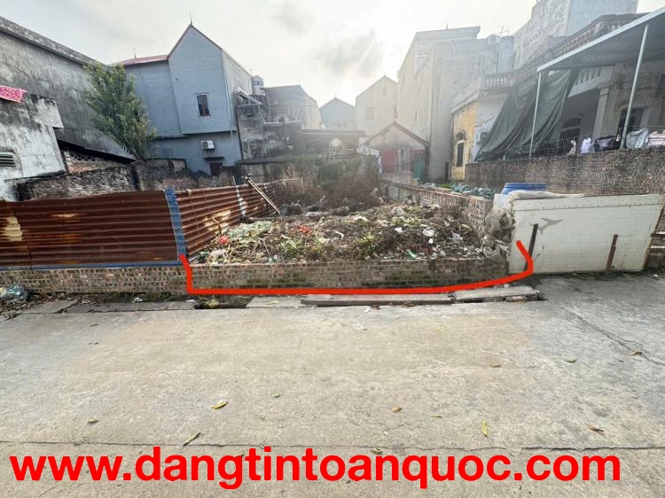 Đất đẹp Trung Hậu, Tiền Phong, Mê Linh. Full thổ cư, oto đỗ. Ba bước tới chợ Yên, trường học