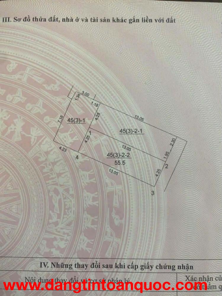 CHÍNH CHỦ CẦN BÁN 55.5 M2 ĐẤT NGÔ XUÂN QUẢNG - GIA LÂM, GIÁ 10.55 TỶ, LH 0985865658