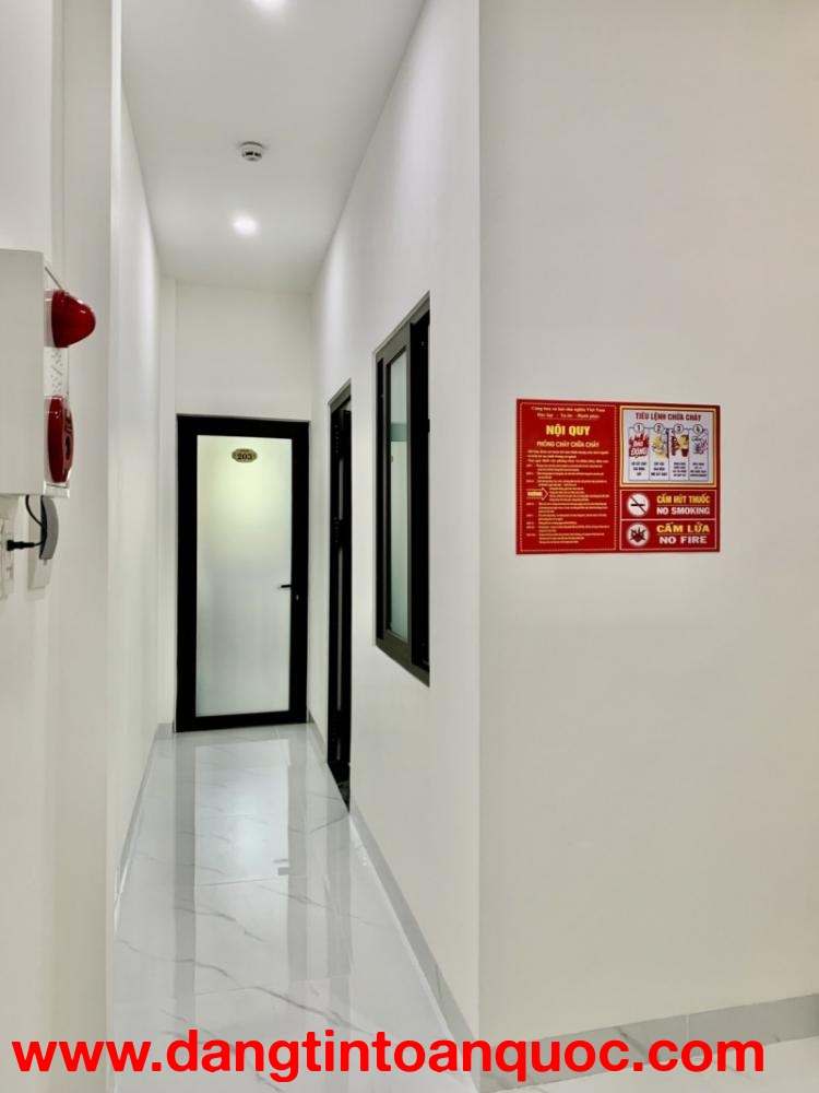 #  Sát MT Thái Thị Bôi, 90m2, ngang 5.5m 4 tầng 8 căn hộ thu 35tr, 6.x tỷ