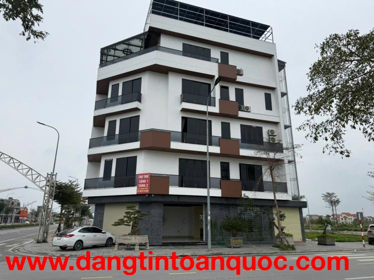 Cho thuê Tầng 1 + Tầng 2: Lô góc LK1-44 Mặt trục chính đường đôi, đường đi đường dẫn Cầu Hàn khu đô 