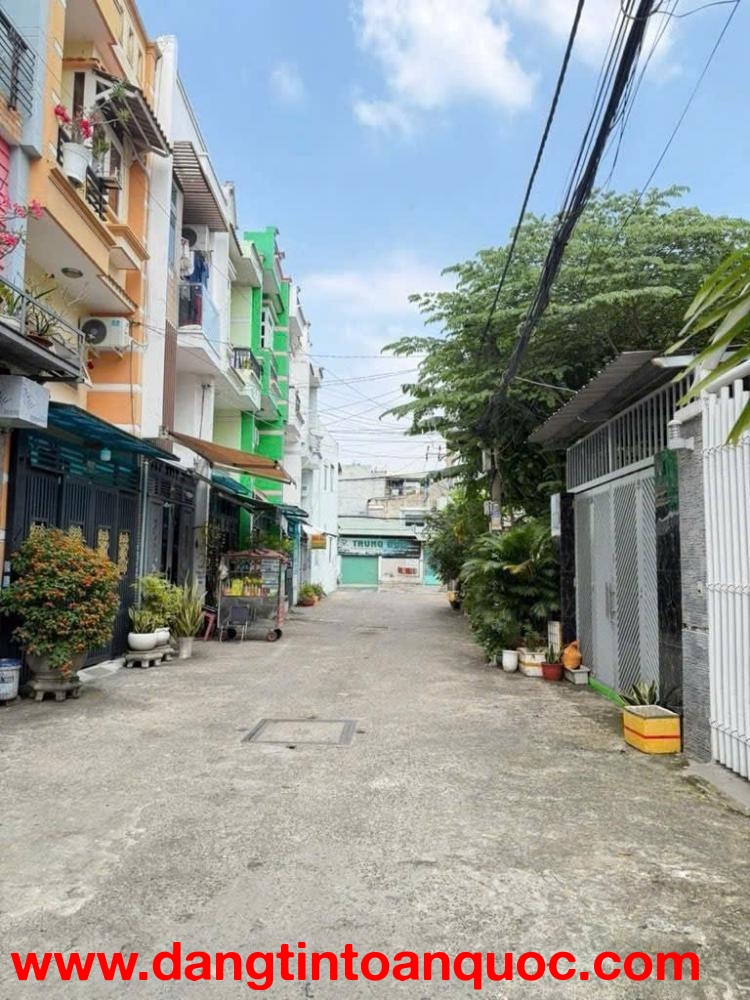 HẺM DÂN TRÍ XE HƠI TẬN NHÀ - NGAY TRƯỜNG HỌC VÕ TRƯỜNG TOẢN - 4x12.2m - 2 TẦNG - Q12