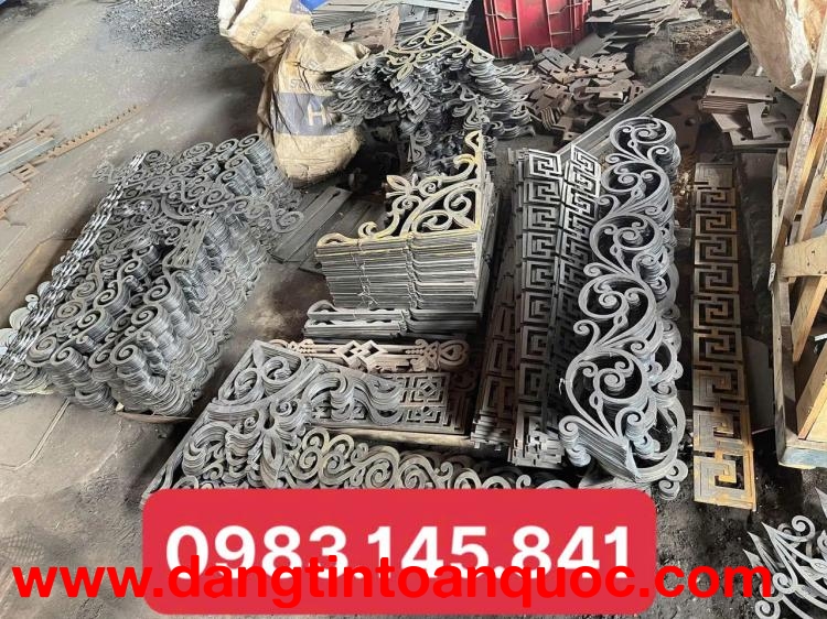 CNC lan can sắt hoa văn theo yêu cầu