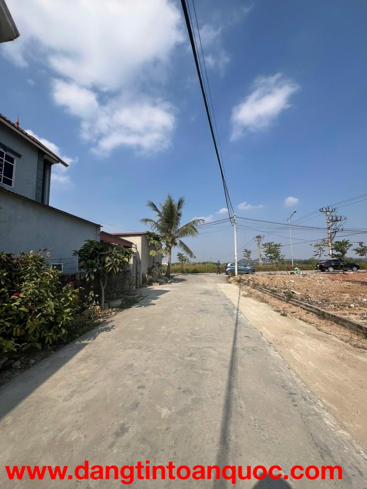 BÁN ĐẤT 2 MẶT NGÕ LÂM ĐỘNG – THỦY NGUYÊN – MẶT TIỀN 10M – DIỆN TÍCH 100M² – GIÁ 3,35 TỶ