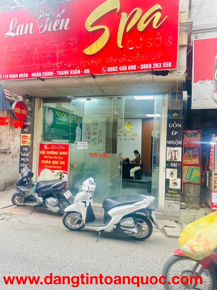 CHÍNH CHỦ CẦN SANG NHƯỢNG CƠ SỞ TẠI 119 QUAN NHÂN – NHÂN CHÍNH – THANH XUÂN  HÀ NỘI