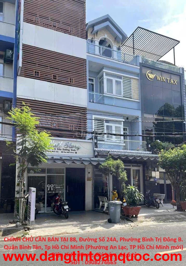 NHÀ MẶT TIỀN – GIÁ TỐT  – CHÍNH CHỦ CẦN BÁN TẠI 88, Đường Số 24A, Phường Bình Trị Đông B