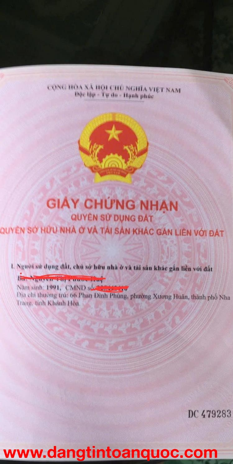 ​[CHÍNH CHỦ] Bán đất vàng 2 mặt tiền đường 2/4 Ninh Hoà thành phố Nha Trang tỉnh Khánh Hoà