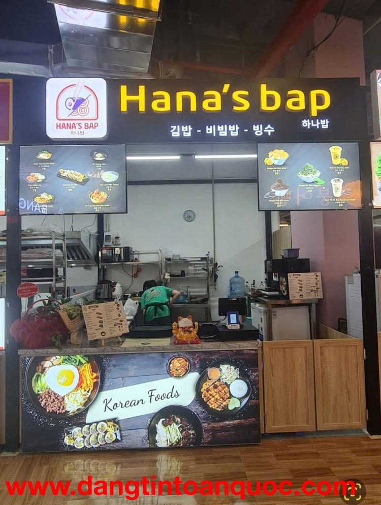 SANG NHƯỢNG GIAN HÀNG ĐỒ ĂN HÀN QUỐC – TẦNG 3 VINCOM SMART CITY TÂY MỖ
