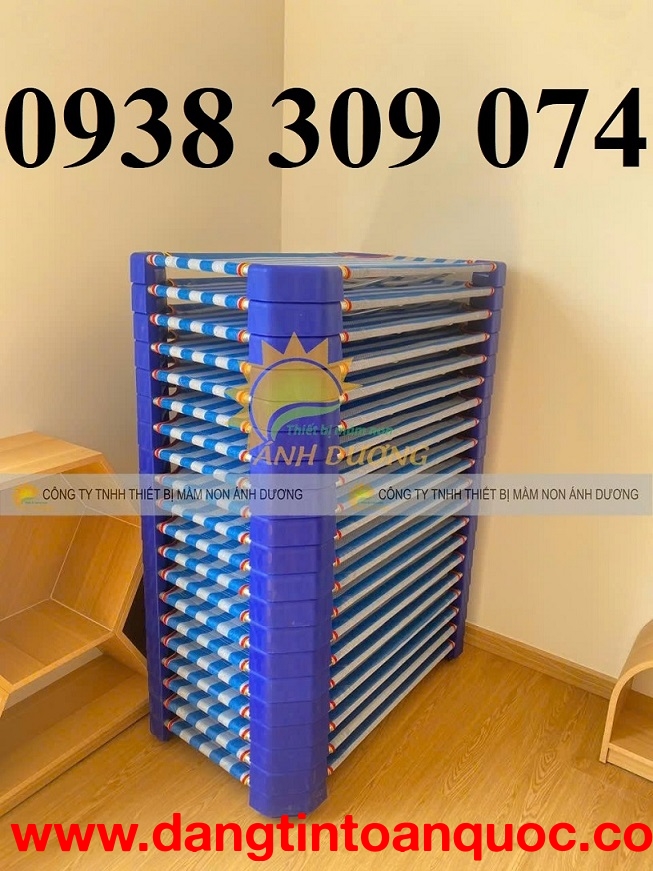 Giường lưới cho bé mầm non, giường lưới cho bé nhà trẻ