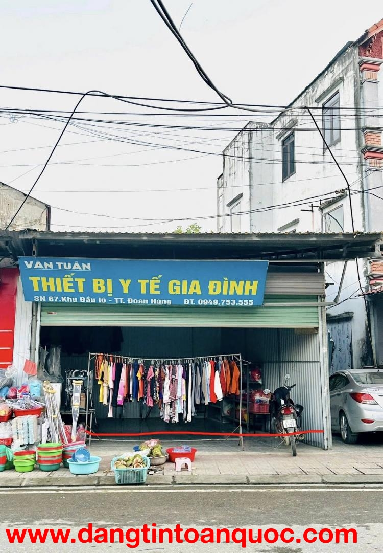 Bán lô đất 100m2 ( 4*25m) Thuộc Khu Đầu Lô -  Đoan Hùng -  Phú Thọ