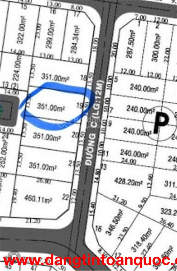 HOT HOT - CẦN BÁN LÔ ĐẤT 2 MẶT TIỀN TẠI Đường Đường C, Phường Thạnh Mỹ Lợi, Q.2, Hồ Chí Minh