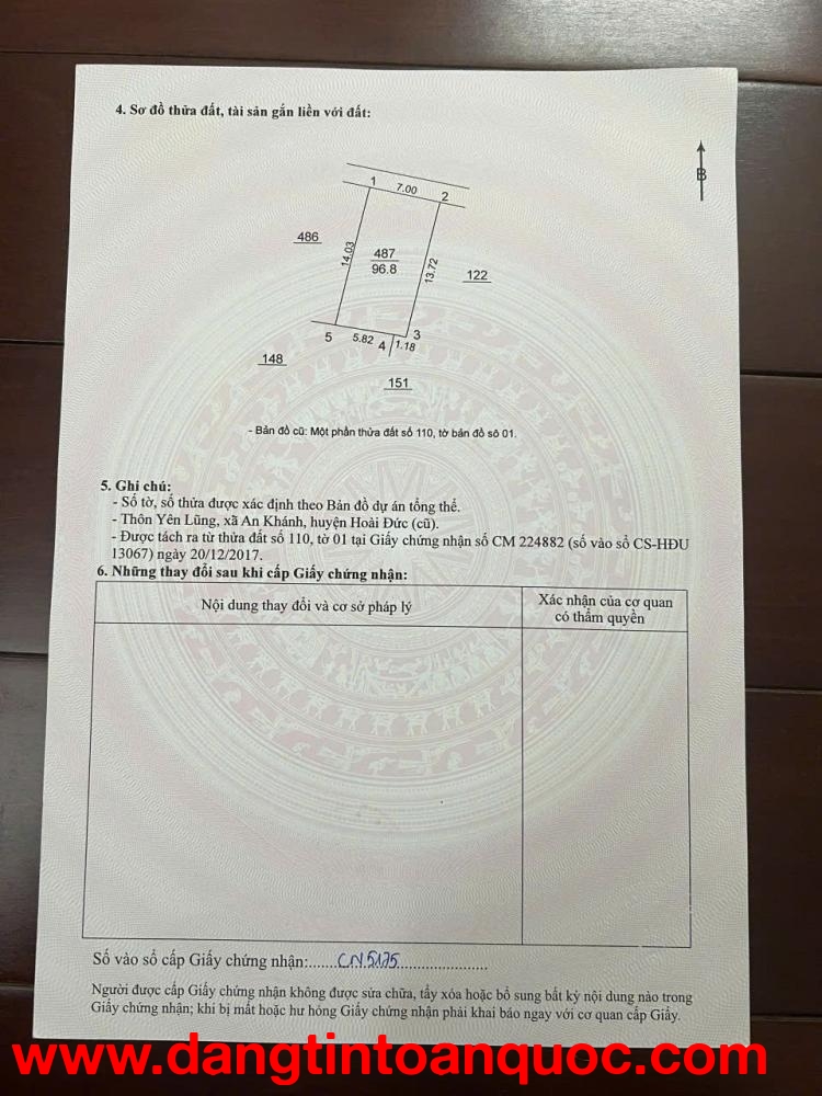 ĐẤT ĐẸP  - GIÁ TỐT Chính Chủ Cần bán nhanh Lô Đất Ngõ 1.5m Thông  Hai Đầu Tại Xã An Khánh Huyện Hoài