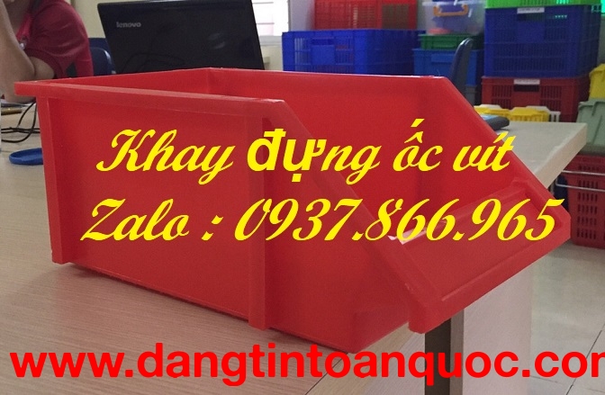 Khay nhựa đặc, khay có chân chống tầng, tay nhựa cơ khí, khay công nghiệp