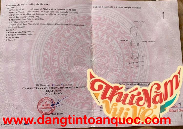 ĐẤT TRỤC THÔN TRUNG TÂM XÃ MINH TÂN GIÁ HƠN 2 TỶ ZALO 0567 222 555