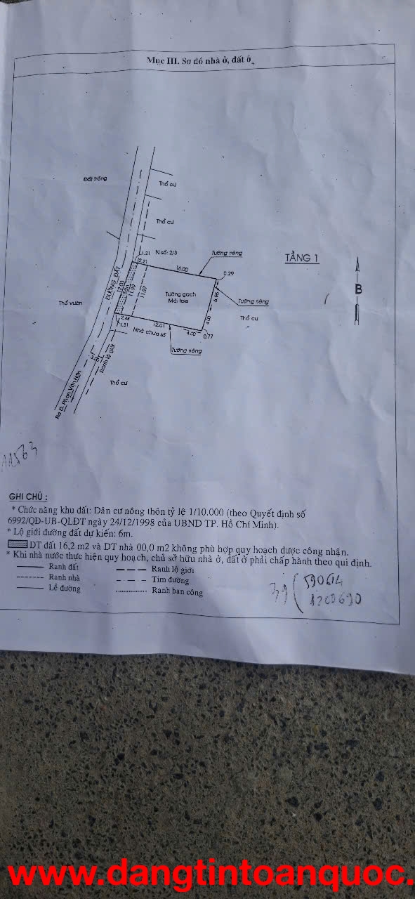 BÁN KHO XƯỞNG 237M² – CÁCH PHAN VĂN HỚN CHỈ 40M – GIÁ CHỈ 9 TỶ