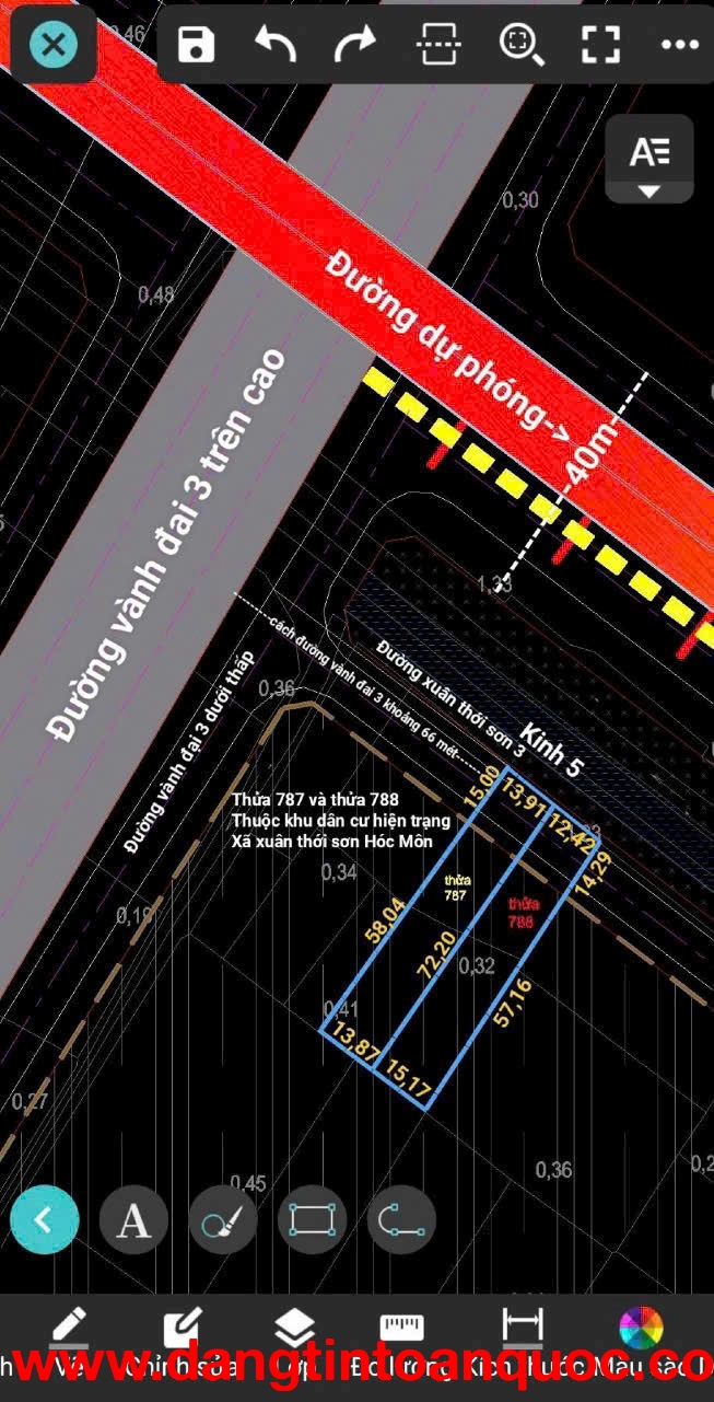 RA GẤP 2 LÔ LIỀN KỀ MẶT TIỀN XUÂN THỚI SƠN 03 – SÁT VÀNH ĐAI 3 – 1.006M²/LÔ