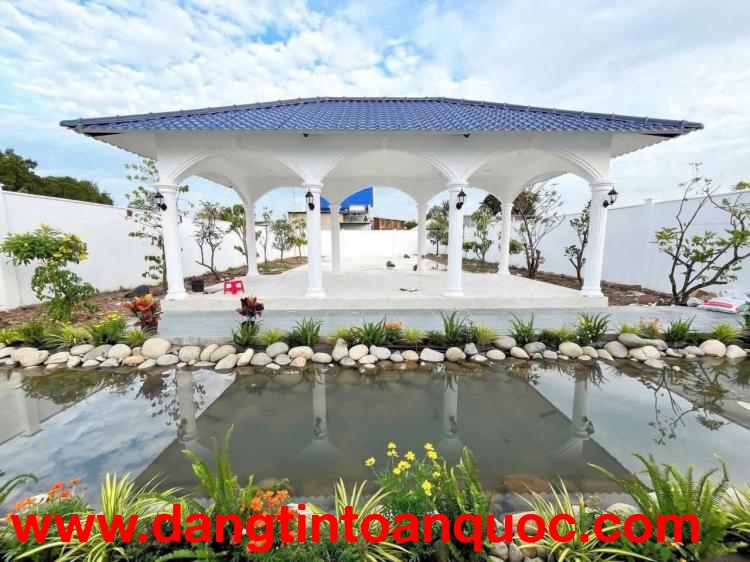 VILLA SÂN VƯỜN MÁI NHẬT – 985m² – FULL NỘI THẤT – CHỈ 8 TỶ SÁT VÁCH HÓC MÔN