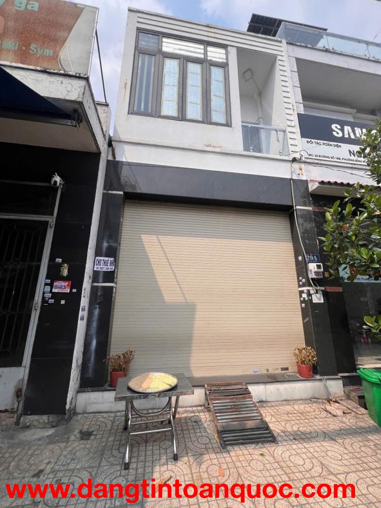 Cho Thuê Nhà Kinh Doanh 1 Trệt Lầu, 80m2 Mặt Tiền Đường 18b, P.Bình Hưng Hòa, Bình Tân, Hcm