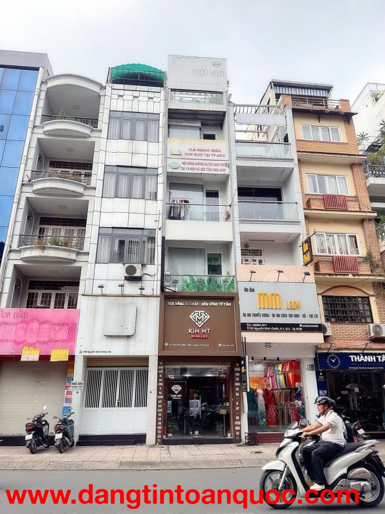 BÁN NHÀ 6 TẦNG MTKD ĐOẠN 2 CHIỀU Đ.NGUYỄN ĐÌNH CHIỂU, QUẬN 3 - 64M2 - HDT THUÊ ĐỀU 70TR/TH* LIÊN HỆ 