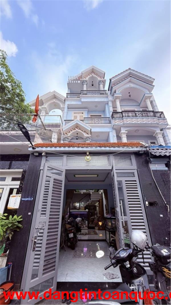 Giảm 1ty8 bán gấp 8ty9 - 4x22,5 đúc 5 tầng - Nguyễn duy cung p12 Gò Vấp