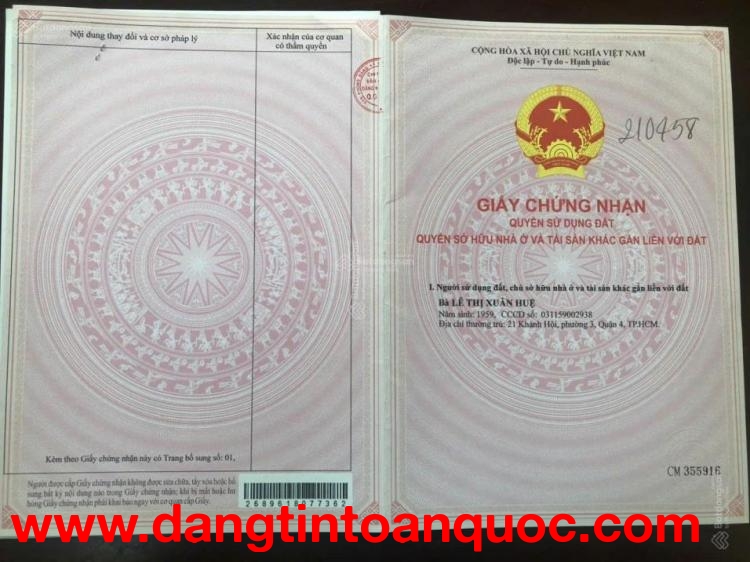 Bán nhà 5PN 6WC - View mặt tiền Nguyễn Bỉnh Khiêm - gần trục Phạm Văn Đồng