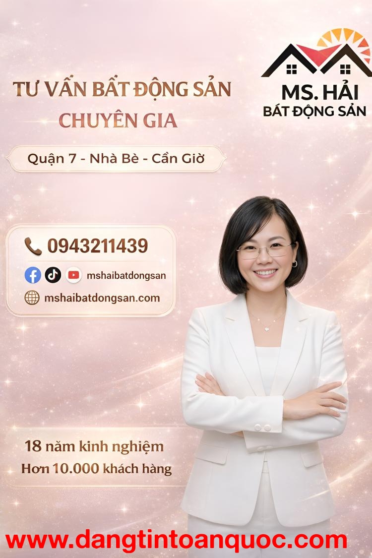 LÔ ĐẤT VEN SÔNG NGUYỄN BÌNH, NHÀ BÈ - GẦN ĐẠI HỌC TÀI NGUYÊN VÀ MÔI TRƯỜNG - GIÁ 3,65 TỶ