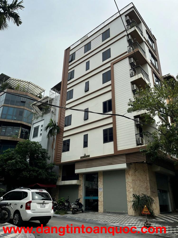 VIP, Bán building Nguyễn Khánh Toàn, ô tô tránh, lô góc, 50m, 8 tầng kinh doanh, chỉ 23 tỷ