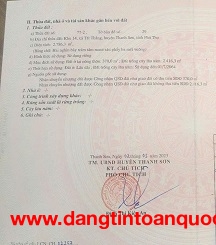 BÁN ĐẤT NGHỈ DƯỠNG THANH SƠN - PHÚ THỌ