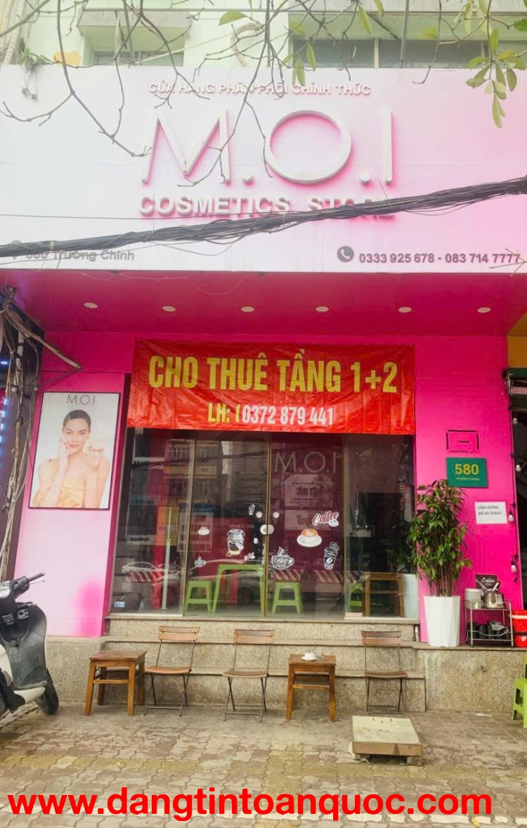 CHO THUÊ MẶT BẰNG TẦNG 1–2 MẶT ĐƯỜNG NGÃ TƯ SỞ – ĐỐNG ĐA