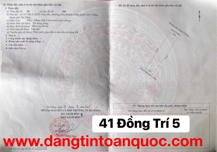 ???????? Chào bán lô đất số 41 Đồng Trí 5 -Sạch đẹp-Gần Tôn Đức Thắng