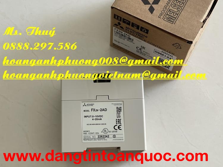Bán giá gốc - Mitsubishi FX2N-2AD - Bộ lập trình mới 100% 