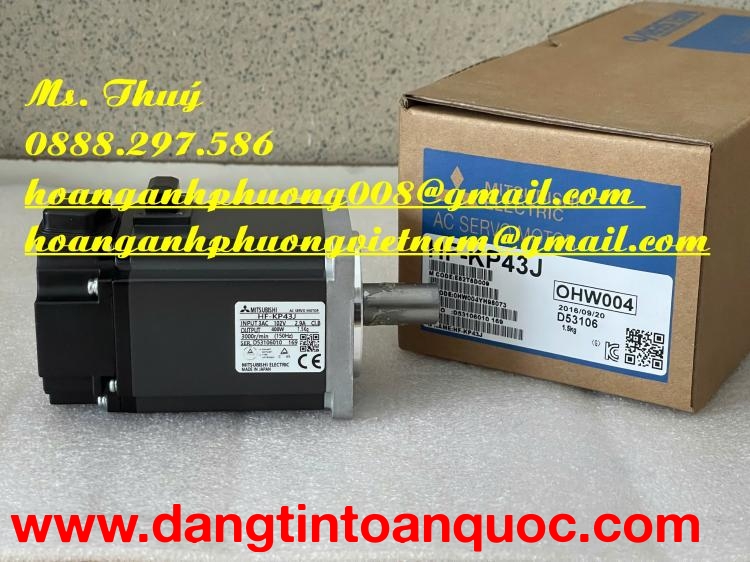 Hàng Nhật - AC servo motor HF-KP43J Mitsubishi 