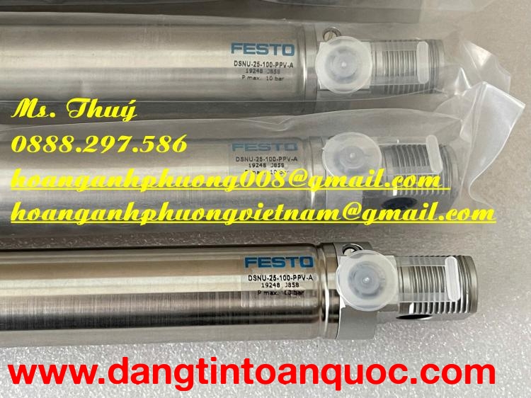 Chính hãng DSNU-25-100-PPV-A - Chuyên hàng xi lanh Festo