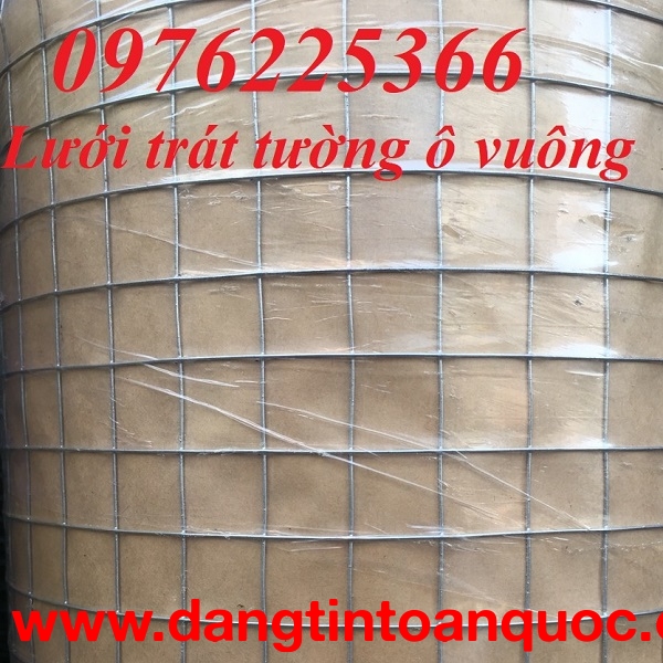 Lưới thép trát tường ô vuông 5x5, 10x10, 15x15, 25x25