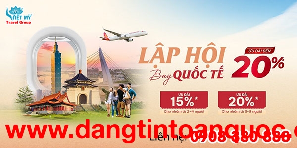 Sun PhuQuoc Airways ưu đãi nhóm Phú Quốc – Đài Bắc