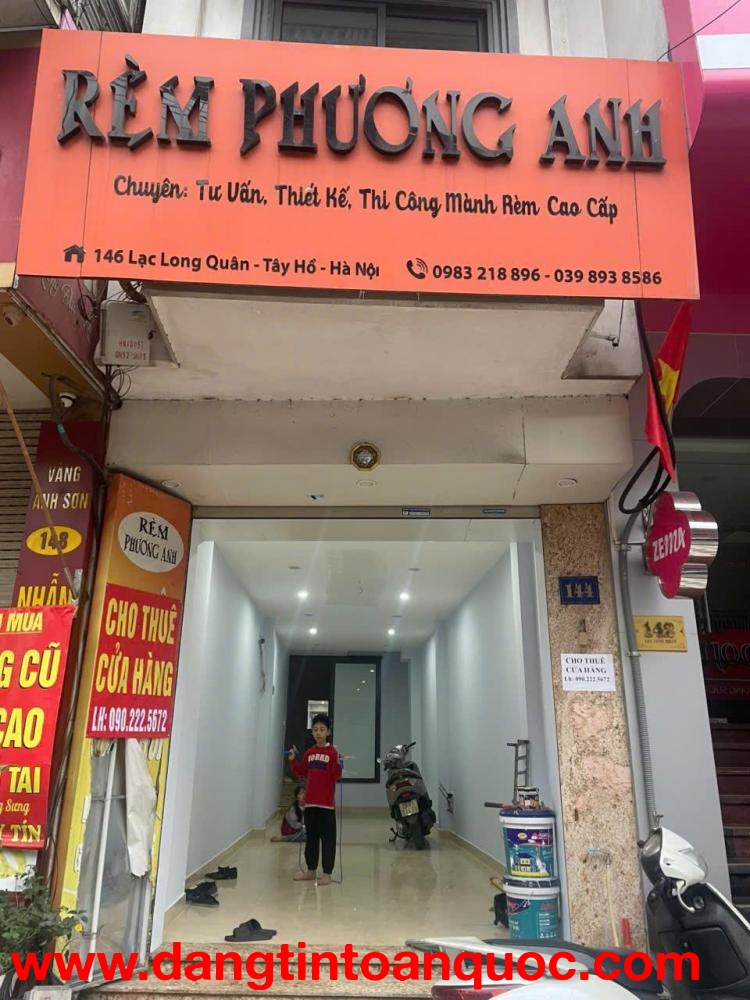 CHO THUÊ CỬA HÀNG - GIÁ TỐT - Vị Trí Đắc Địa Tại Số 144, Lạc Long Quân, Tây Hồ, Hà Nội