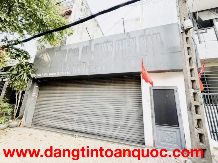 BÁN NHÀ MẶT TIỀN LÊ SAO 8x19 GẦN NGUYỄN SƠN DOANH THU GẦN 200 NHỈNH 19