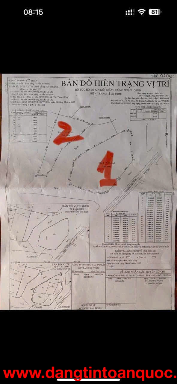 SIÊU PHẨM 2 “ĐẢO” ĐẤT MẶT TIỀN VÕ VĂN BÍCH – SÁT VÀNH ĐAI 3 – CHỈ 6TR/M²!
