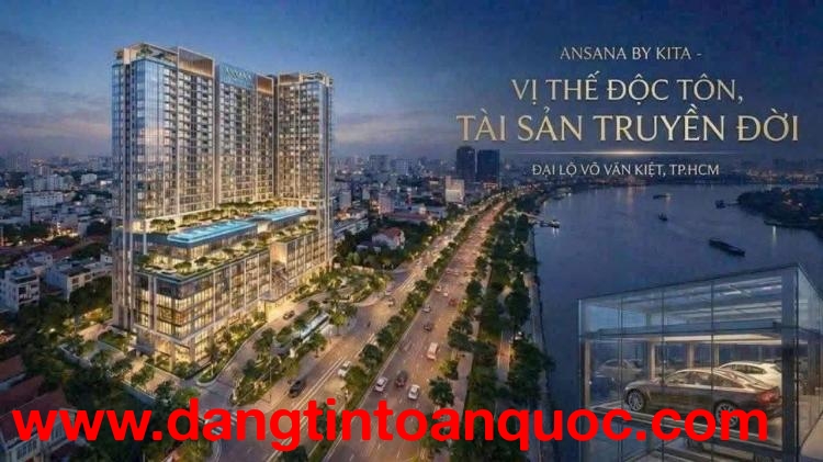 BÁN CĂN HỘ ANSANA BY KITA – VÕ VĂN KIỆT - BOOKING SỚM CHỌN CĂN ĐẸP – GIÁ GIAI ĐOẠN ĐẦU