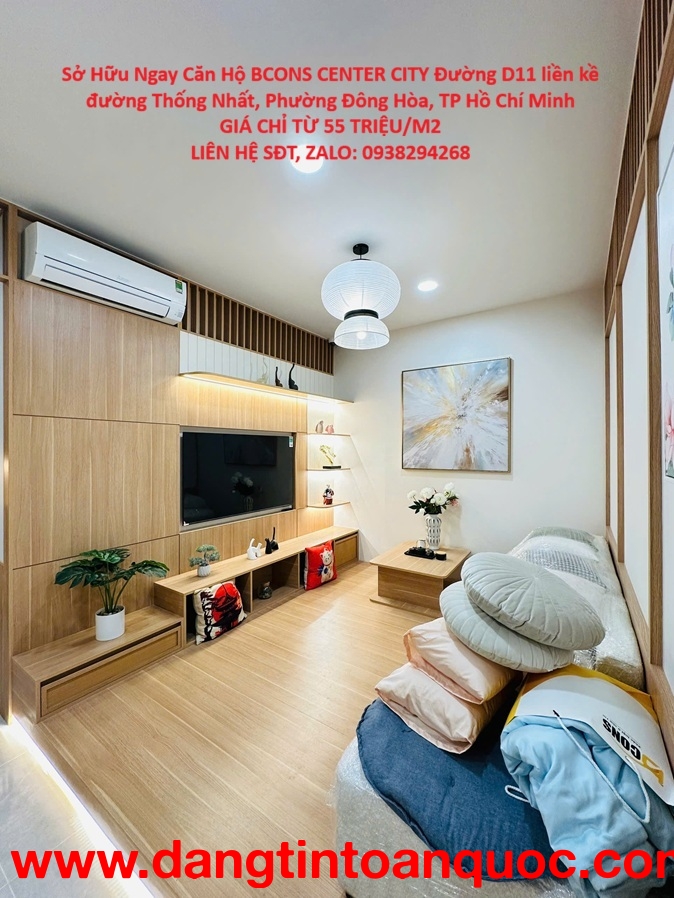 Sở Hữu Ngay Căn Hộ BCONS CENTER CITY - Căn Hộ Trung Tâm - Nâng Tầm Thịnh Vượng