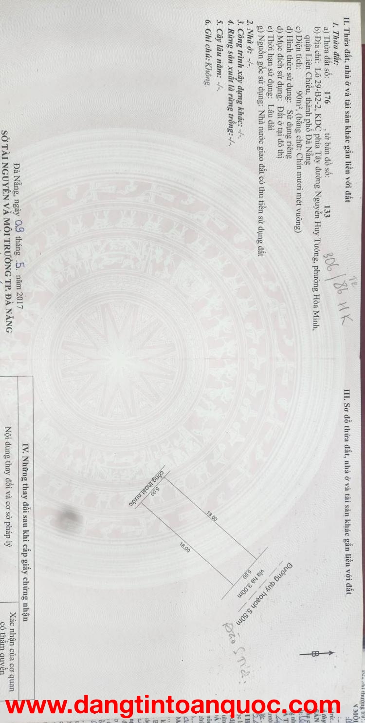 Bán đất đường ĐÀO SƯ TÍCH - Lô sạch đẹp - Gần trường C1 Bùi Thị Xuân