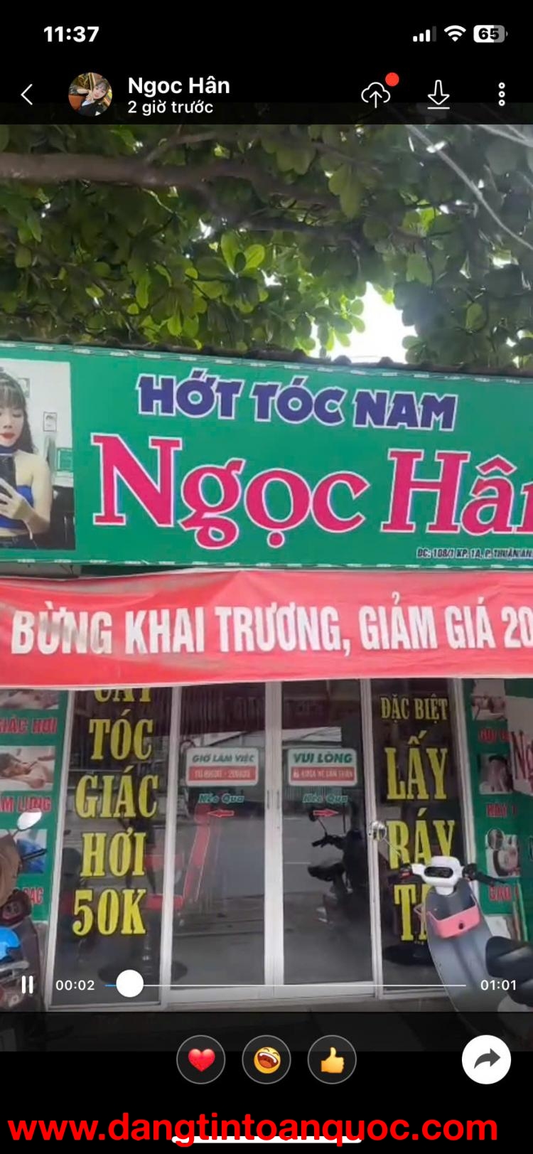 SANG NHƯỢNG TIỆM TÓC NAM – GIÁ RẺ – VÀO LÀM NGAY TẠI AN PHÚ - THUẬN AN- BÌNH DƯƠNG