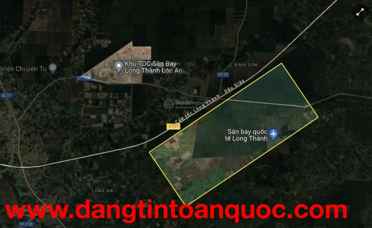 Chính chủ 100% Bán đất tái định cư sân bay Long Thành