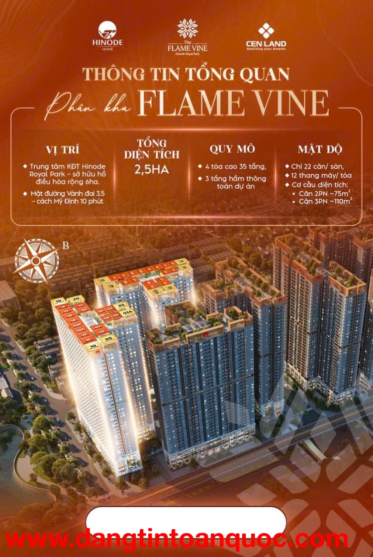 CĂN HỘ ĐẸP- GIÁ TỐT- Bán Dự Án Hinode Royal Park - Kim Chung, Hoài Đức, Hà Nội