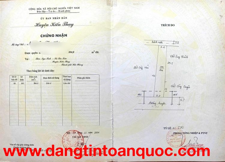 8,x TỶ TRỤC TỈNH LỘ 404 TÂN TRÀO - KIẾN THỤY KINH DOANH TỐT- ZALO 0567 222 555