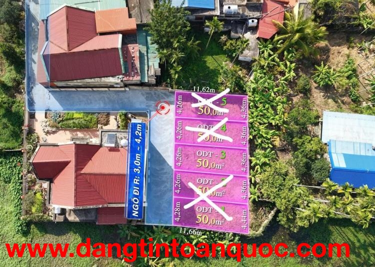 BÁN ĐẤT THIÊN HƯƠNG – THỦY NGUYÊN – DIỆN TÍCH 50M² – GIÁ 1,28 TỶ