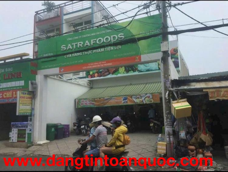 BÁN NHÀ MẶT TIỀN CHỢ CẦU ĐỒNG – TL27, Q.12 – GIÁ CHỈ 16,5 TỶ TL