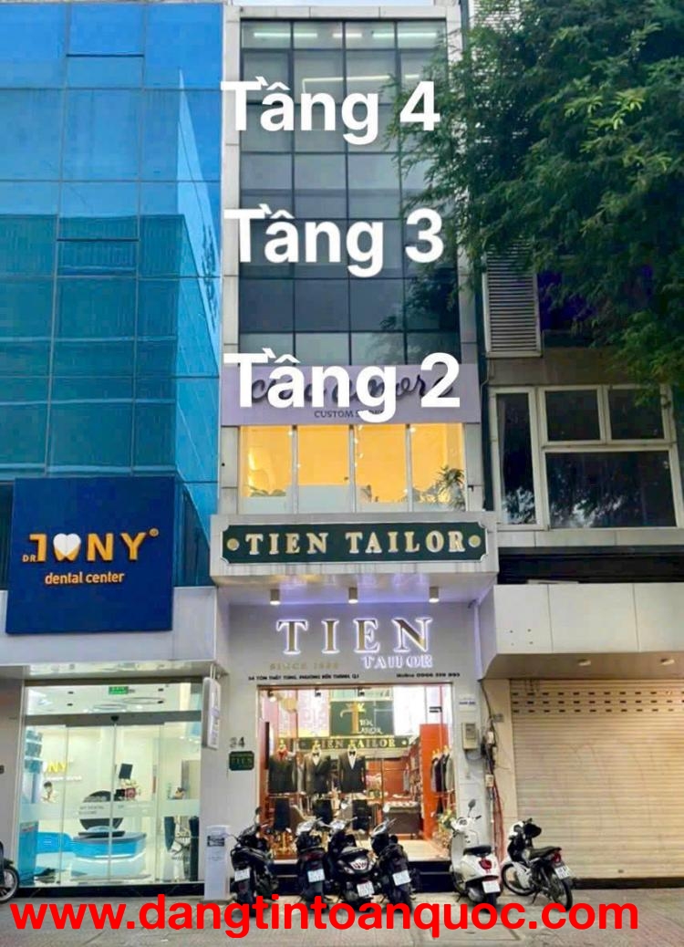 CHO THUÊ (HOẶC HỢP TÁC) TẦNG 2 & TẦNG 4 Địa chỉ: 34 Tôn Thất Tùng, P. Bến Thành, Quận 1 Hồ Chí M