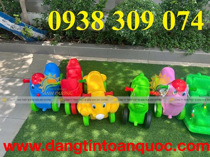 Xe chòi chân mầm non,bập bênh nhựa mầm non,bập bênh đôi nhựa